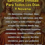 Oraciones A La Santísima Trinidad