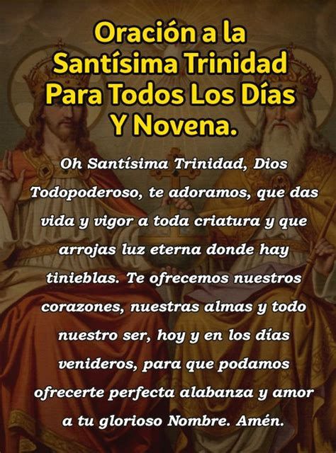 Oraciones A La Santísima Trinidad
