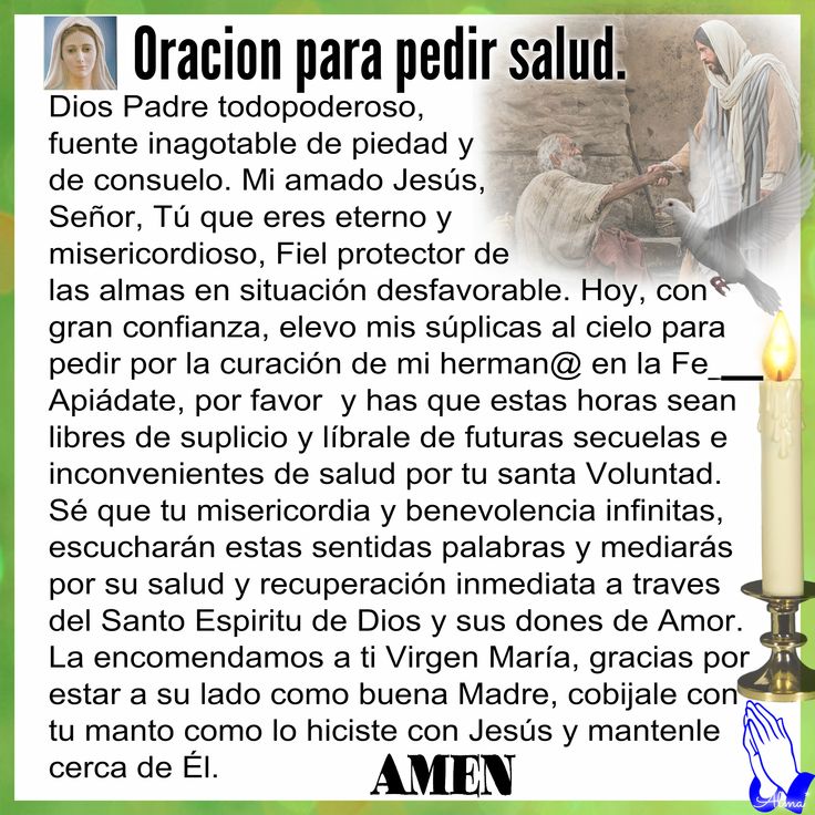Oraciones Para La Salud