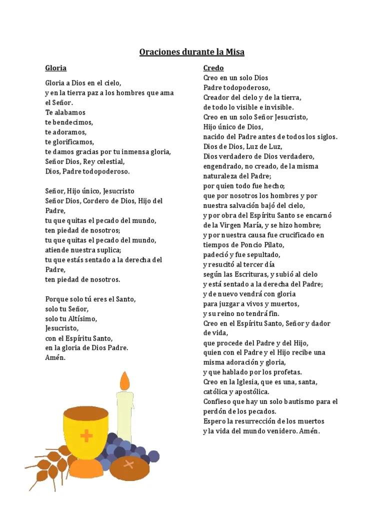 Oraciones Para Misas Espirituales